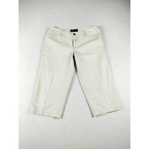 Ralph‎ Lauren Capris Women's Off White 6P Slowfashion Classiccore Minimalist
